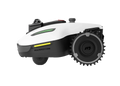 Robotic lawn mower with 'Mammotion' branding on a white background